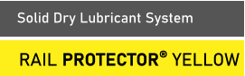 Solid Dry Lubricant System  RAIL PROTECTOR® YELLOW